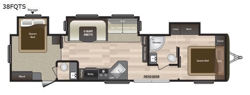 2019 Keystone Hideout 38FQTS Fifth Wheel for rent in Beaumont, CA