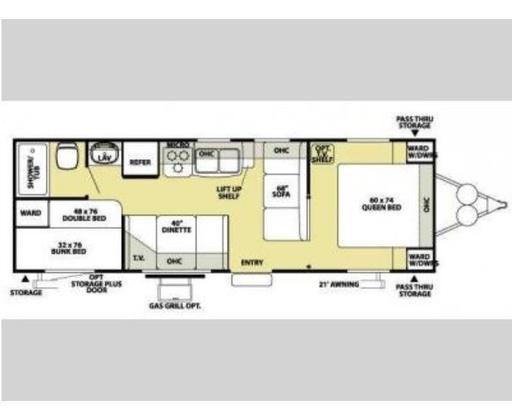 2010 Forest River Salem Ice 32' Travel Trailer for rent in Beaumont, CA