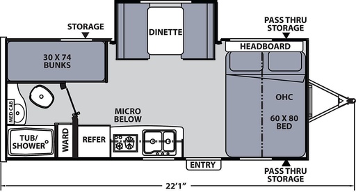 2019 Apex Nano 193BHS Travel Trailer for rent in Richmond, TX