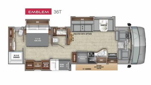 2019 Entegra Coach Emblem Class A Motorhome for rent in Colorado Springs, CO