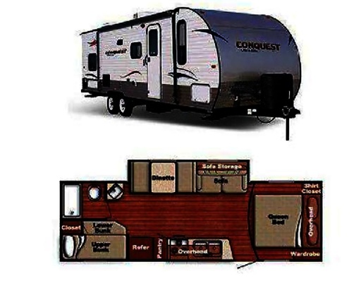 2015 Gulfstream Conquest Lite 259BH Travel Trailer for rent in Cokato, MN