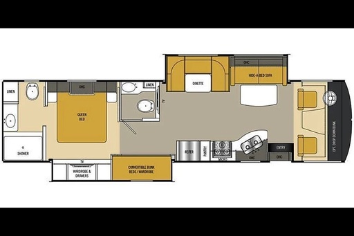 2016 Coachmen Mirada 35BH Class A Motorhome for rent in Indio, CA