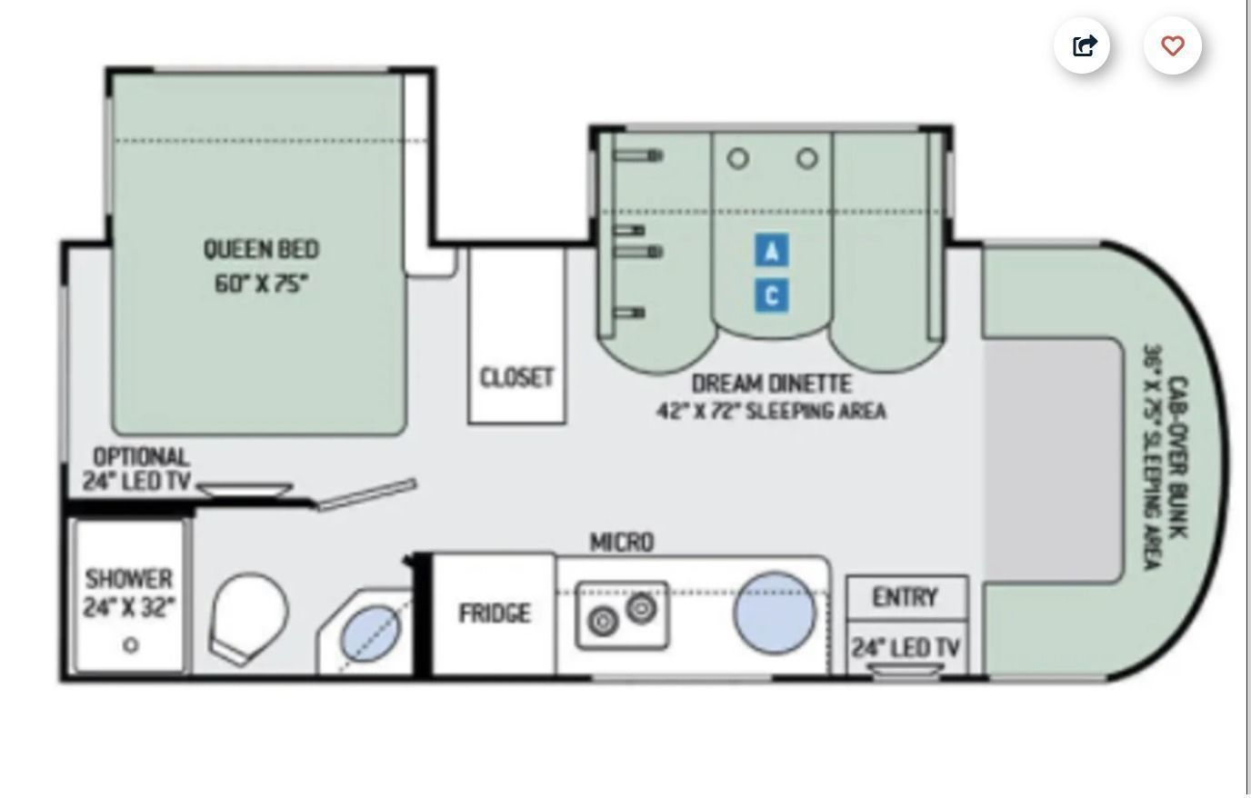 Photo 2 - 2018 Thor Class C Motorhome rental photo 4