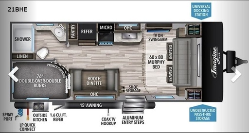 2020 Grand Design Imagine XLS 21BHE Travel Trailer for rent in Homestead, FL