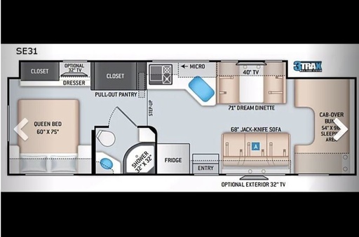 2020 Thor Quantum SE31 Class C Motorhome for rent in Davie, FL