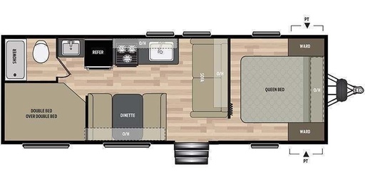 2021 Keystone 260BHS Travel Trailer for rent in Liberty Hill, TX