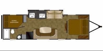 2012 Heartland North Trail 28BRS Travel Trailer for rent in Goddard, KS