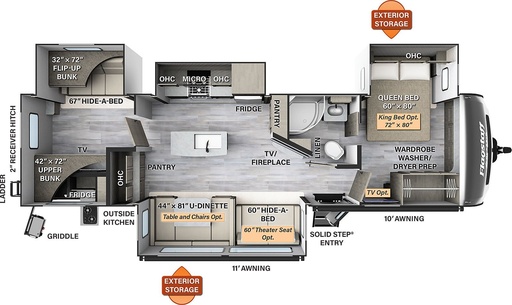 2022 Forest River Flagstaff classic 832bws Travel Trailer for rent in Washington Parish, LA