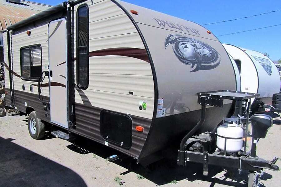 2019 Forest River Wolf Pup 16FQ Travel Trailer for rent in Reno, NV - RVnGO