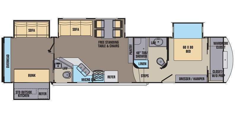 2016 Shasta Phoenix 35bh Fifth Wheel for rent in Atco, NJ - RVnGO
