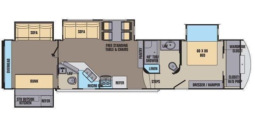 2016 Shasta Phoenix 35bh Fifth Wheel for rent in Atco, NJ