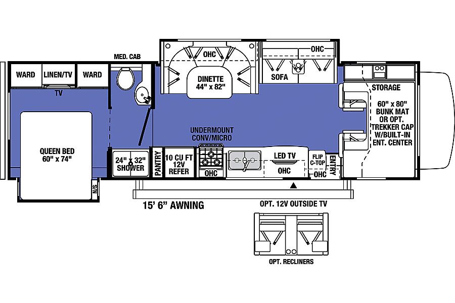 2020 Forest River Sunseeker 3010DS Class C Motorhome for rent in Elkhorn, WI - RVnGO