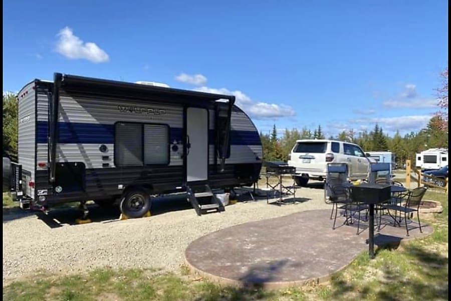 2021 Forest River Cherokee Wolf Pup 16FQ Travel Trailer for rent in Northwood, NH - RVnGO