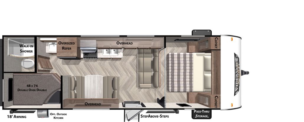 2022 Forest River WILDWOOD 261BH Travel Trailer for rent in Rockford, MI - RVnGO
