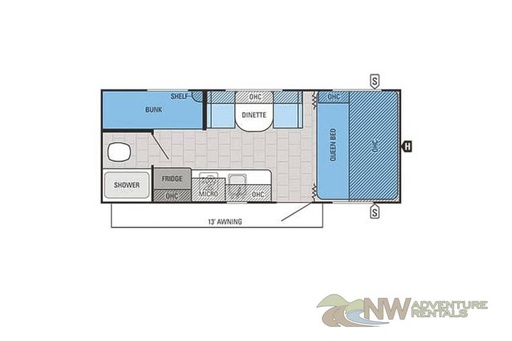 2016 Jayco JAY FEATHER 19BH Travel Trailer for rent in Vancouver, WA