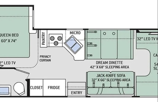 Freedom Elite 26HE Class C Motor Home