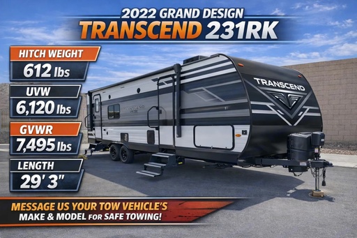 2022 Grand Design Transcend Xplor 231RK - Travel Trailer