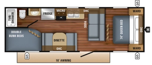 2018 Jayco 26BH Travel Trailer for rent in Hawley, PA