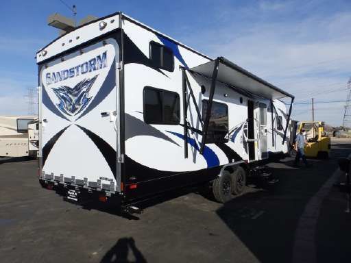 2016 Forest River Sandstorm 36' Toy Hauler for rent in Beaumont, CA - RVnGO