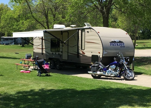 2016 Forest River Grey Wolf patriot Toy Hauler for rent in Jordan, MN