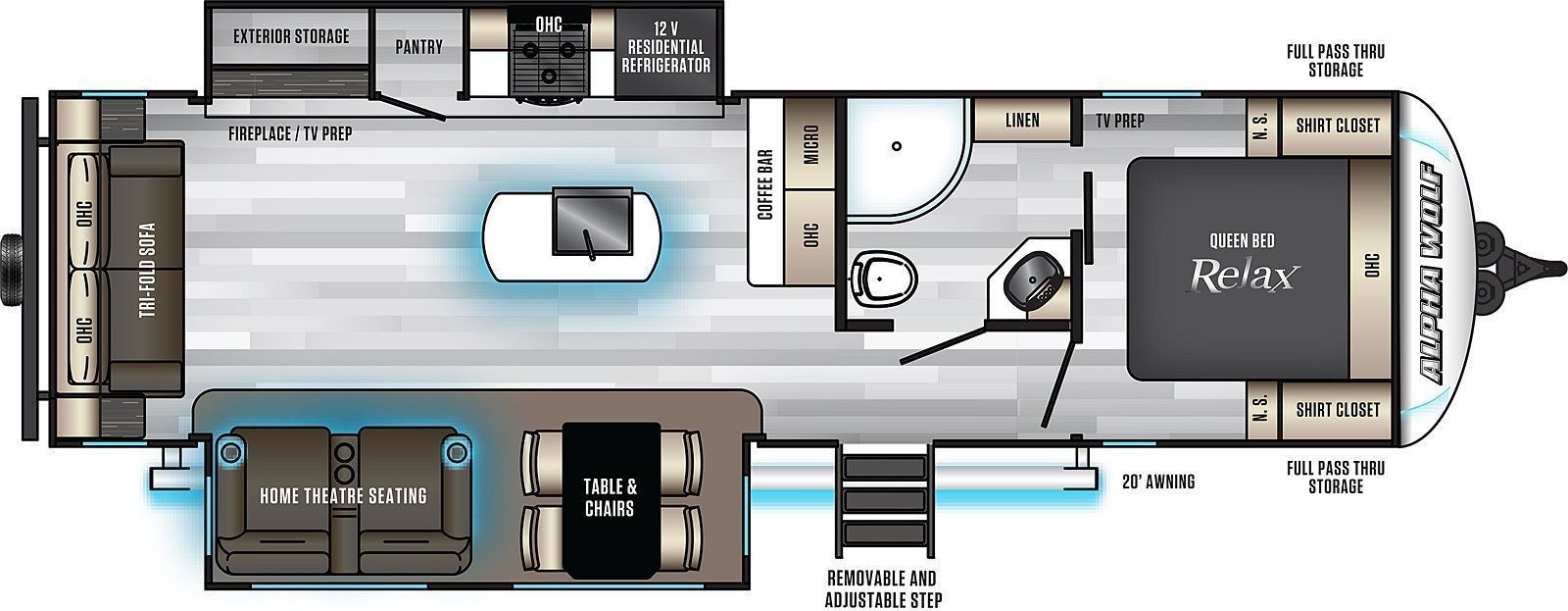 2021 Forest River Alpha Wolf Travel Trailer for rent in Canton, GA - RVnGO